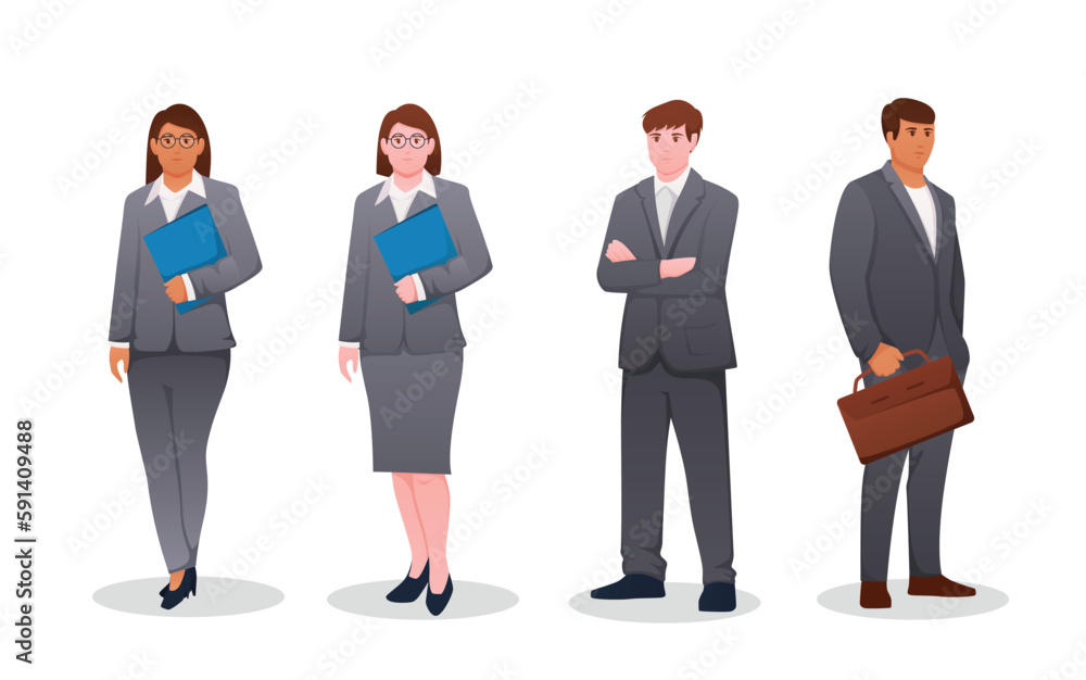 people in suit. business people vector illustration
people in suit. business people vector illustration