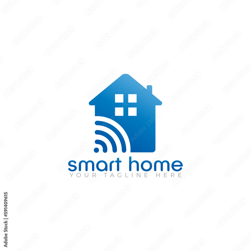 Smart home logo design
