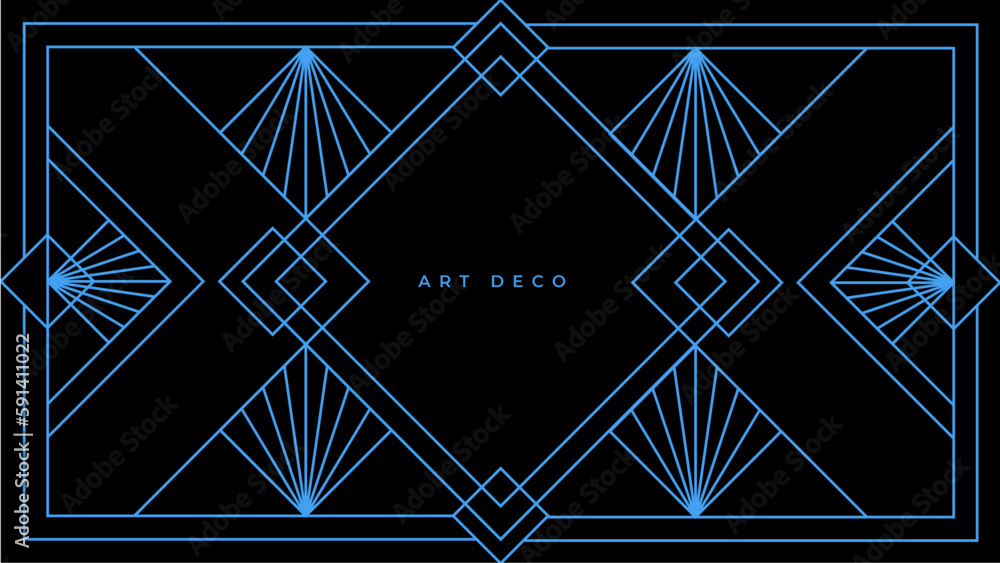Flat art decoration vector black and blue design background Flat art decoration vector black and blue design background