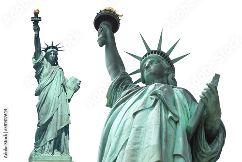 Statue of liberty / Transparent background