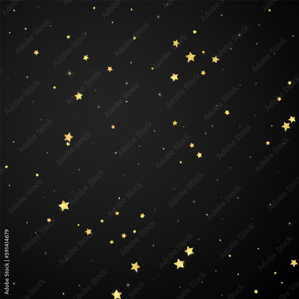 Magic stars vector overlay. Gold stars scattered Magic stars vector overlay. Gold stars scattered