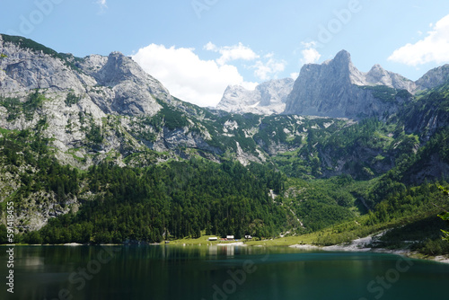 Inner (Hinterer) Gosau lake in the Austrian Alps  © nastyakamysheva