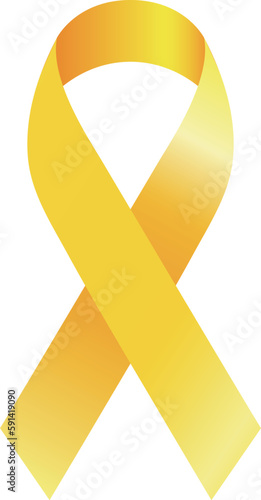 Childhood Cancer Awareness.Childhood Cancer Ribbon.
