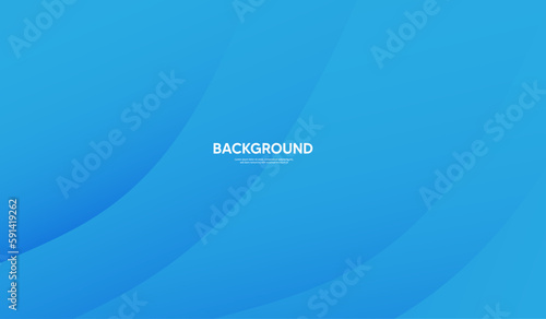 Abstract blue background with waves, Banner