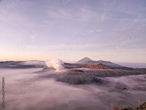 mount bromo, volcano in east java, Indonesia