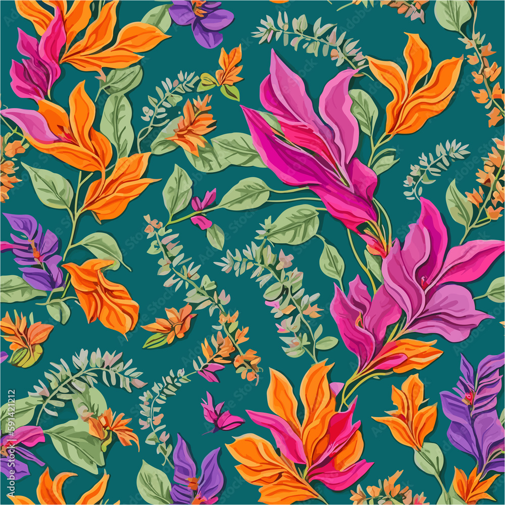 seamless floral pattern seamless floral pattern