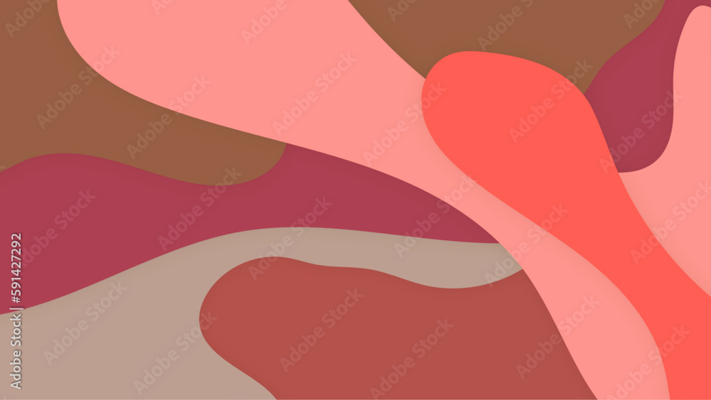 Wave abstract papercut style colorful design background Wave abstract papercut style colorful design background