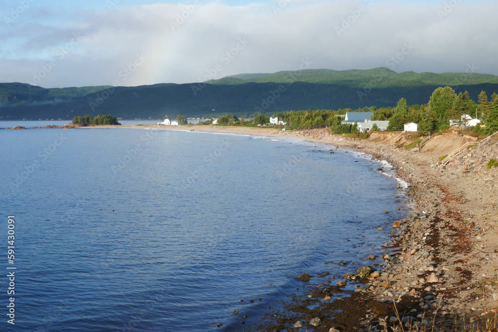 Obraz premium scenic landscape at the coastline of Nova Scotia,