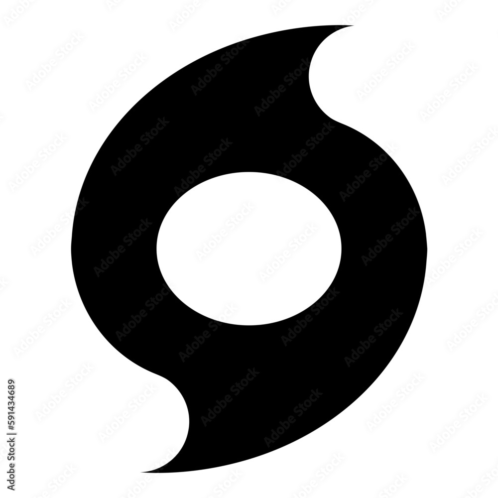 Circle Y2K element black and white abstract Circle Y2K element black and white abstract