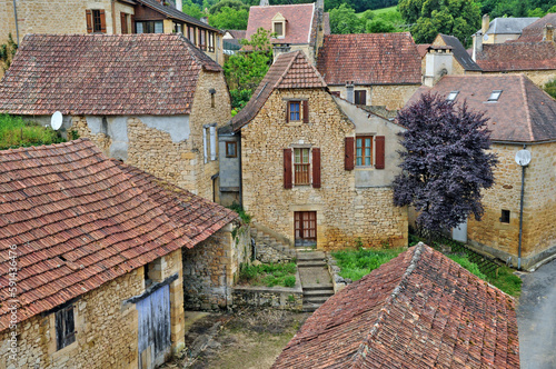 France, picturesque village of Aillac photo