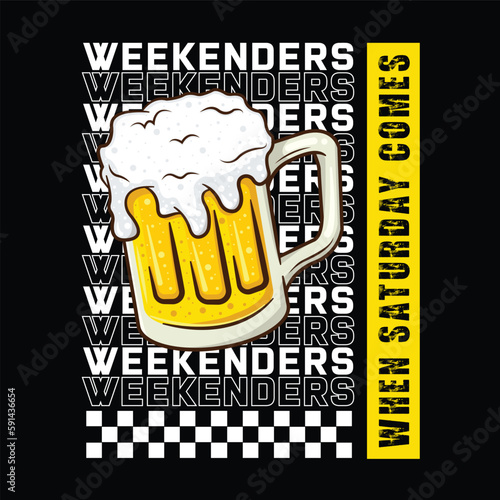 glass of beer Streetwear