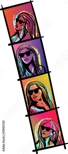 portrait of a person in the glasses