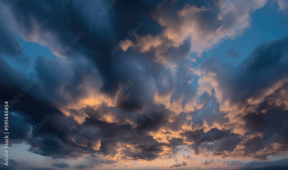 The Sky's Poetry: A Sunset of Inspiring Beauty, Sky replacement - Generative AI technology The Sky's Poetry: A Sunset of Inspiring Beauty, Sky replacement - Generative AI technology