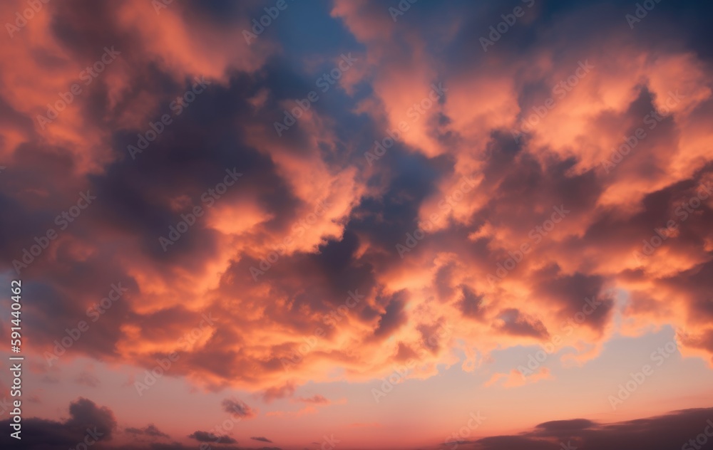 A Whisper of Evening: The Gentle Glow of Sunset, Sky replacement - Generative AI technology A Whisper of Evening: The Gentle Glow of Sunset, Sky replacement - Generative AI technology