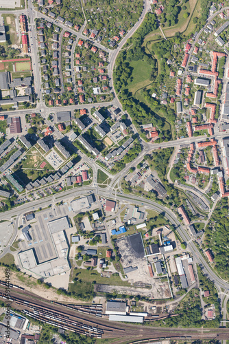 aerial view of the Nysa city © mariusz szczygieł