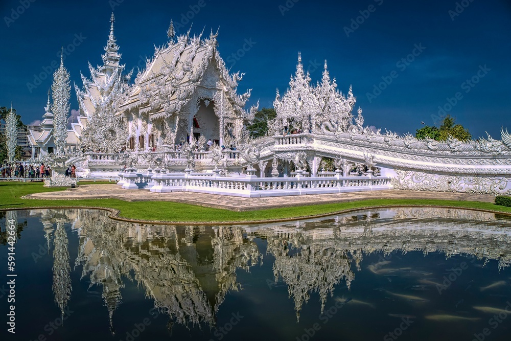 Wat Rong Khun Buddhist temple in Thailand