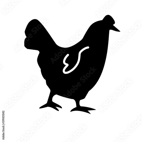 chicken silhouette