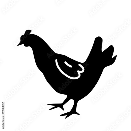 chicken silhouette