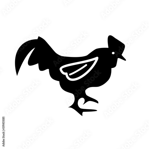 chicken silhouette
