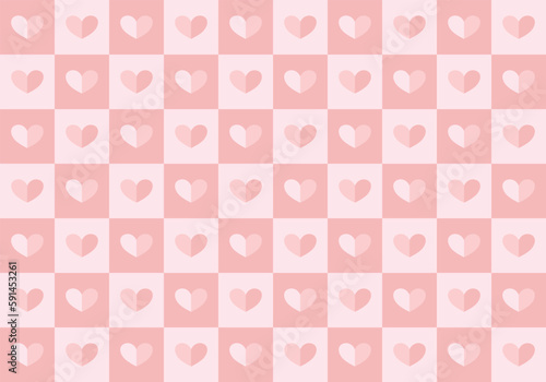 pink pastel heart symbol seamless pattern background ep111