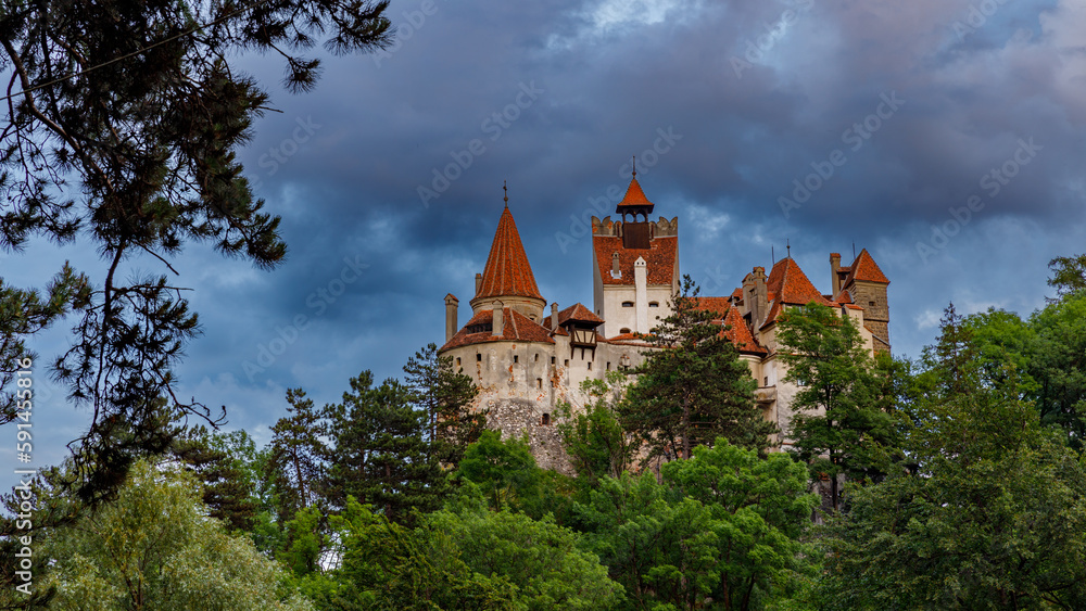 The Dracula Castle of Bran in Romania