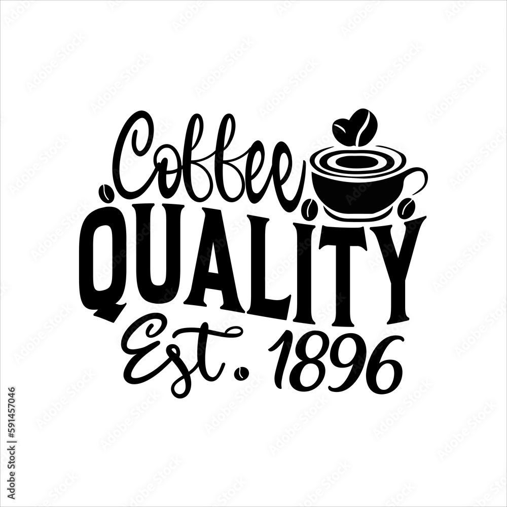 Coffee lover coffee makes everything possible hand drawn lettering