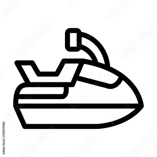 Jet Ski Icon Design