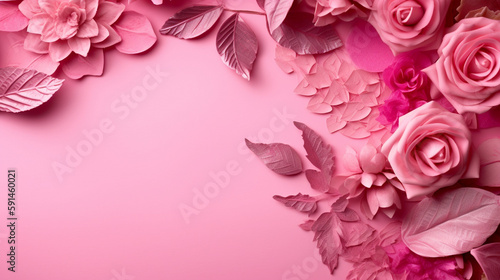 pink, background Generative AI