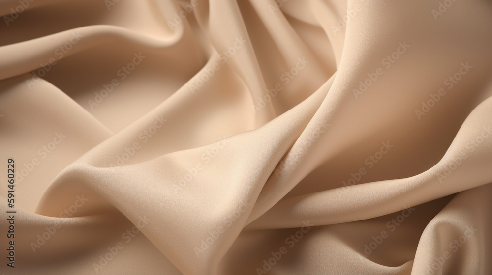 Obraz premium A beige pastel tone without a pattern is a delicate and soft shade that does not contain any additional details or patterns. It has a warm and muted color that creates an atmospher Generative AI