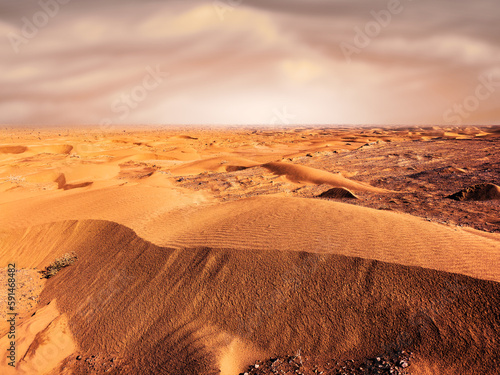 Desert at Khazar (Cheleken), Turkmenistan photo