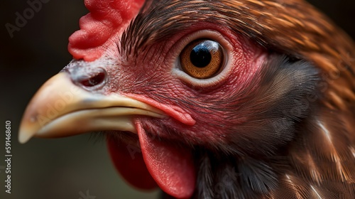 Adorable Rhode Island Red Chicken photo