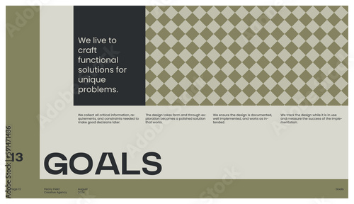 Brand proposal template to design presentation of your next business meeting