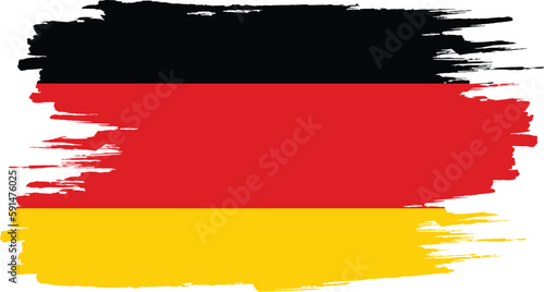 Brush stroke flag of GERMANY