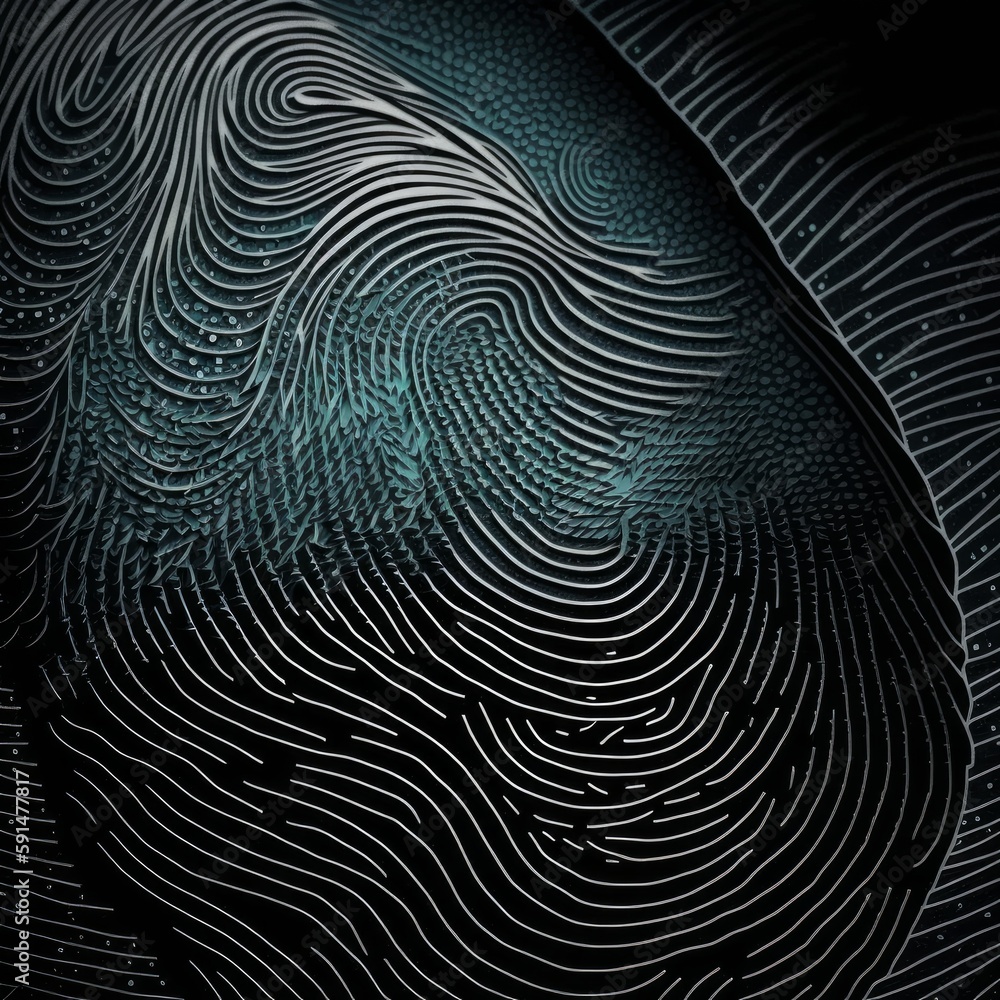 Beautiful abstract multi colored fingerprint on background texture for design