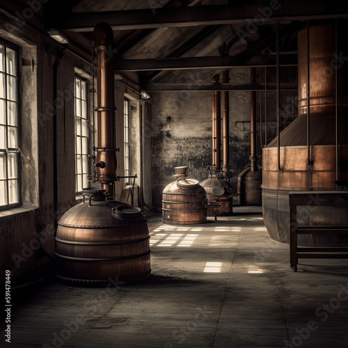 whisky distillery inside © Kai