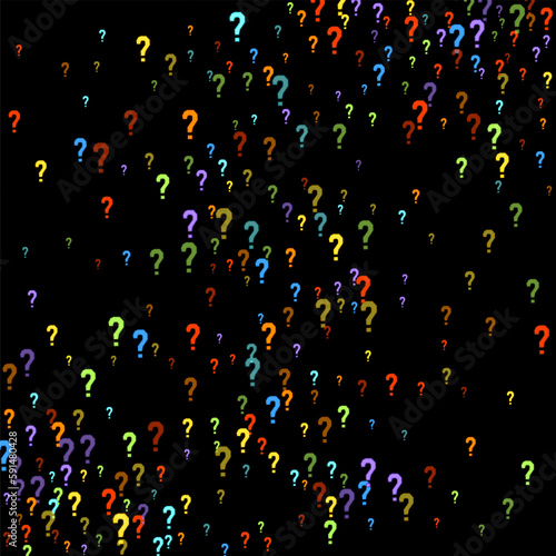 Question marks Quiz, doubt poll query public poll.