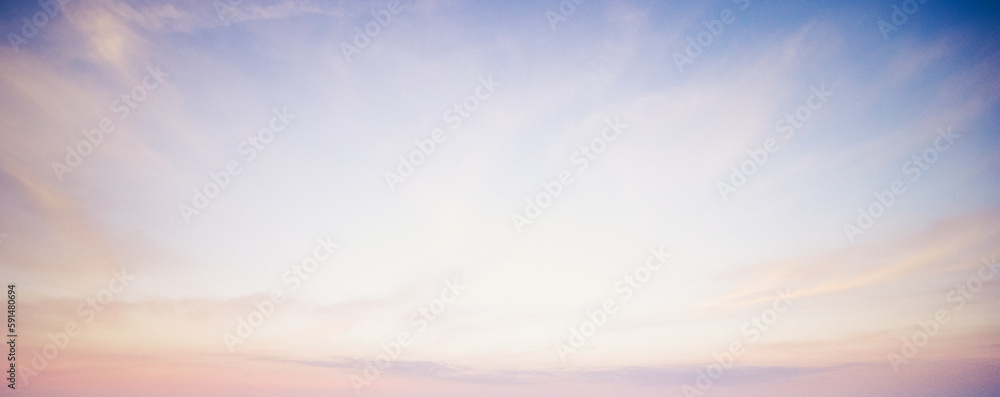 Fototapeta premium Summer colors sky and clouds