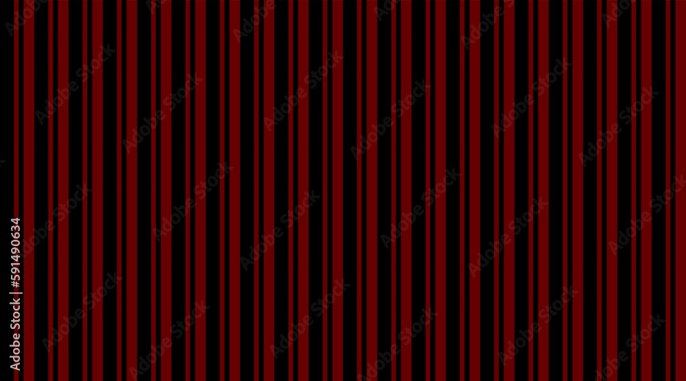 Red Stripe pattern vector Background. Colorful stripe abstract texture. Fashion print design. Vertical parallel stripes Wallpaper wrapping fashion Fabric design Textile swatch t shirt. Red Black Line