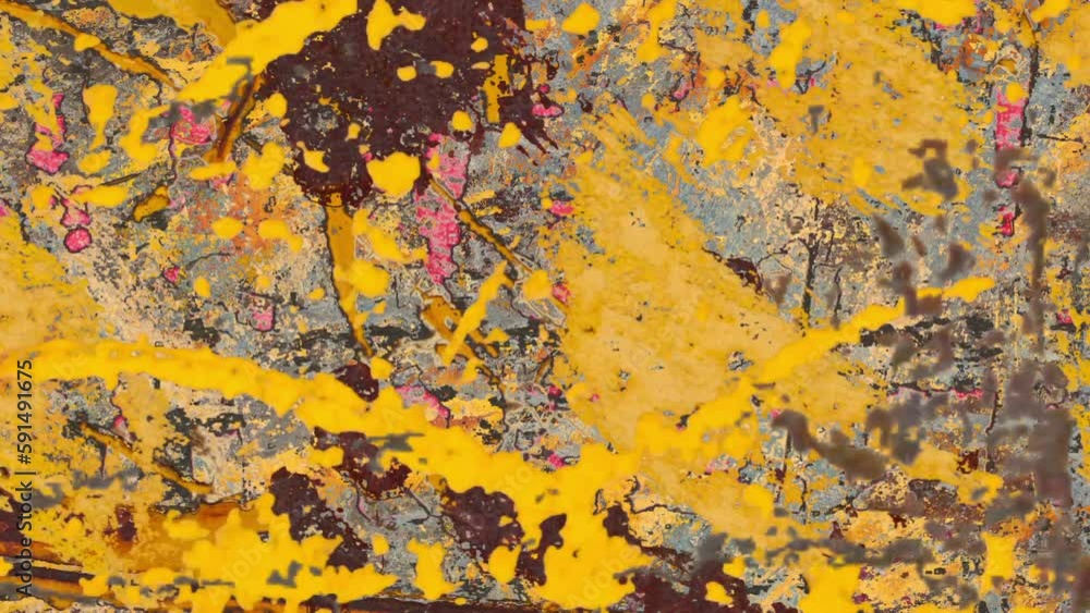 Animated loop flying through weathered urban grunge textures Animated loop flying through weathered urban grunge textures