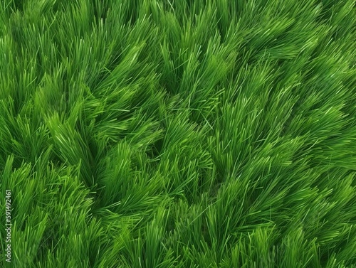 Grüne Textur-Faszination: Realistisches Gras-Rendering, lebendige grüne Hintergrundtextur, Naturinspiration, Frühlings- & Sommer-Design 4