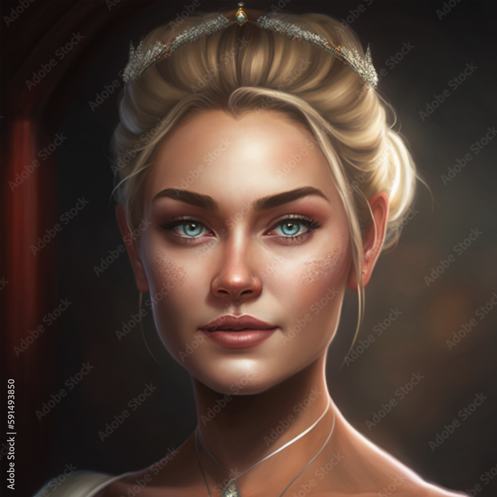 portrait of a woman portrait of a woman