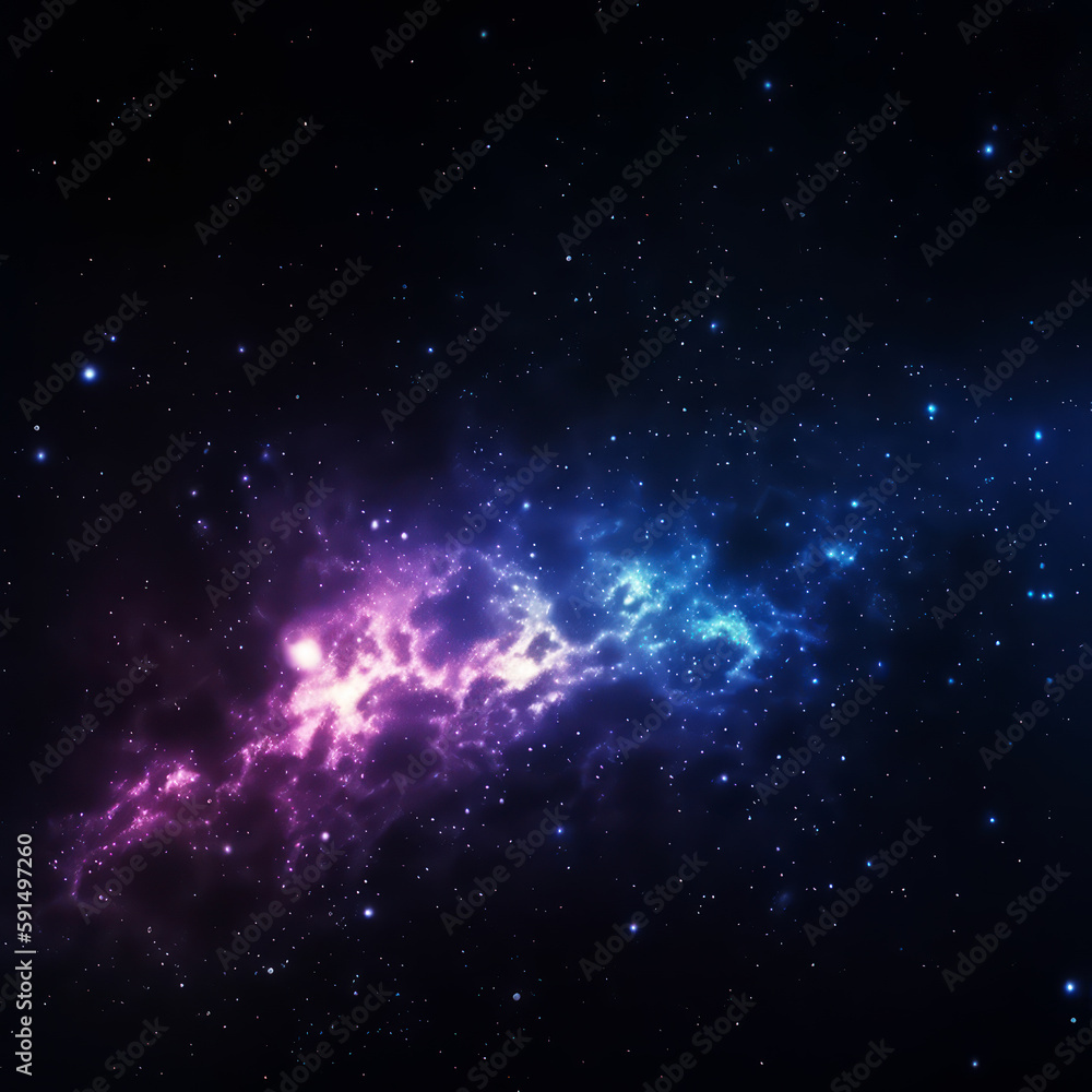 star nebula outer space galaxy (Created with Generative Art Tools)
