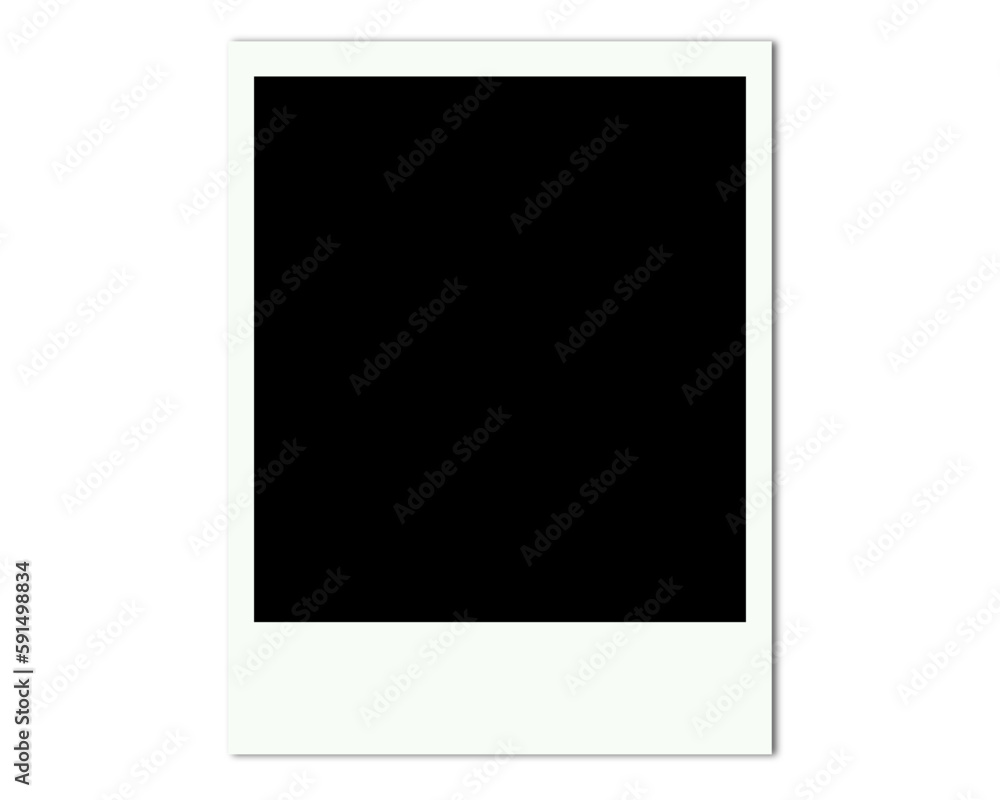 Isolated Polaroid Frame on Transparent Background Isolated Polaroid Frame on Transparent Background