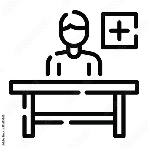 Clinic is a place where people get medical help