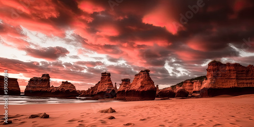 The image of Praia do Forte s sunset was captured by an anonymous photographer - generative ai.