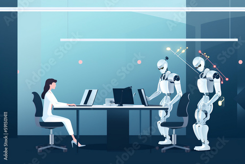 Human-AI cooperation comic
