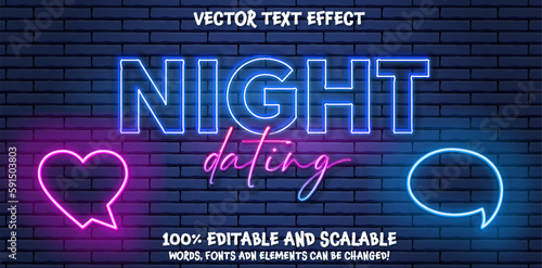 Date night neon sign
