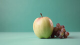 fruit on a table calm wallpaper generative ai