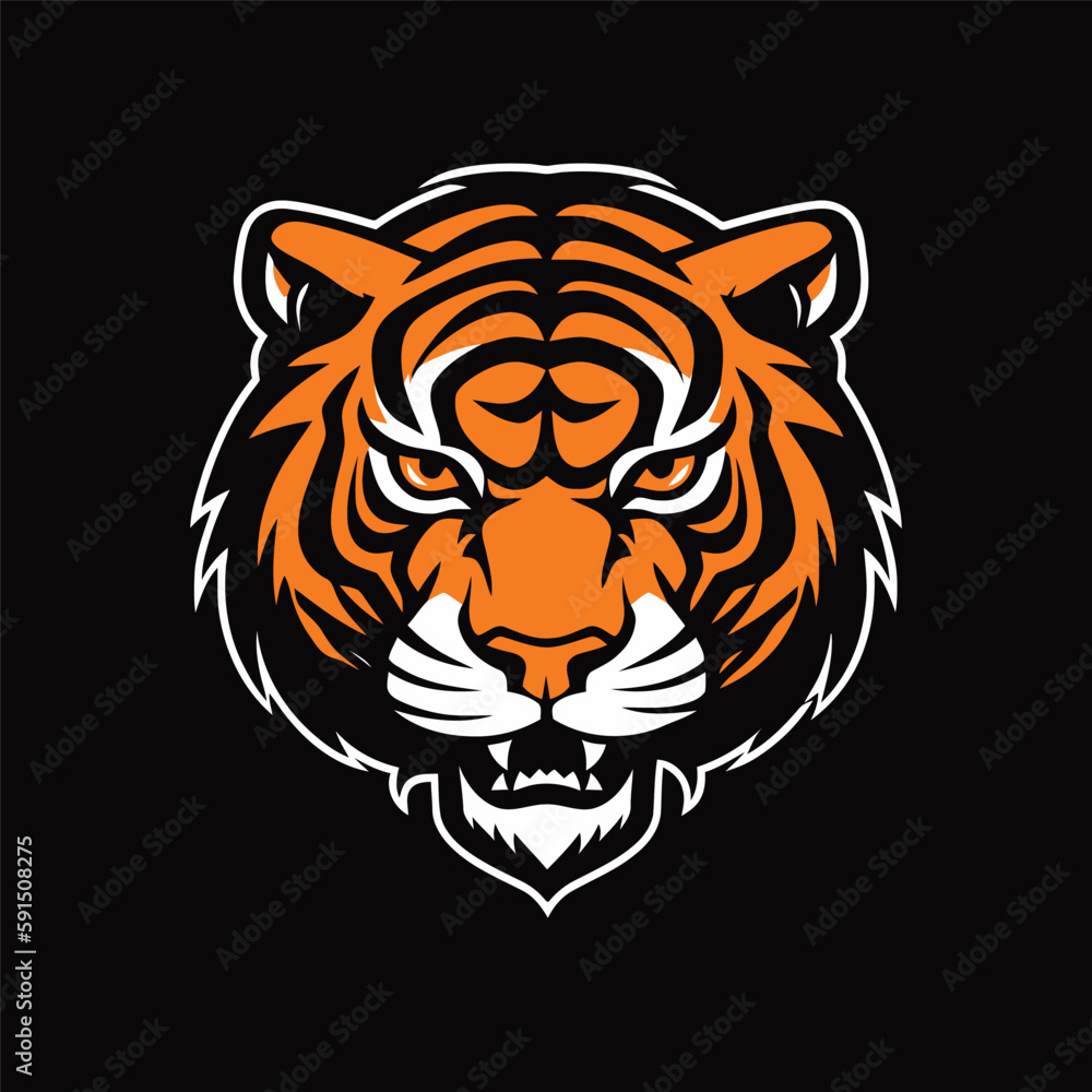 Tiger head gaming logo esport Tiger head gaming logo esport