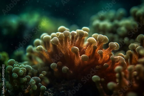 Coral reefs underwater